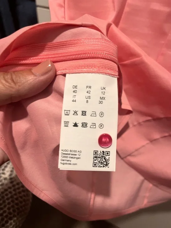 Hugo Boss Coral Pink blouse NWT - Picture 4 of 4